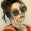 Sunglasses Women'S Trendy Sunglasses Sun Protection Uv Protection Big Face Thin