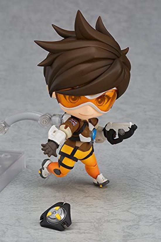 Nendoroid Overwatch Tracer Classic Skin Edition Painted Movable Figure Non-scale ABS&PVC