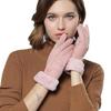 Gloves for Autumn and Winter, Warm and Plush Cycling, Thick and Cute Plush, Cold Resistant Cycling Windproof Touch Screen Gloves