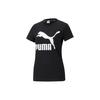 Letter Animal Print Crew Neck Short Sleeve T-Shirt Women Tops Black 530076-01