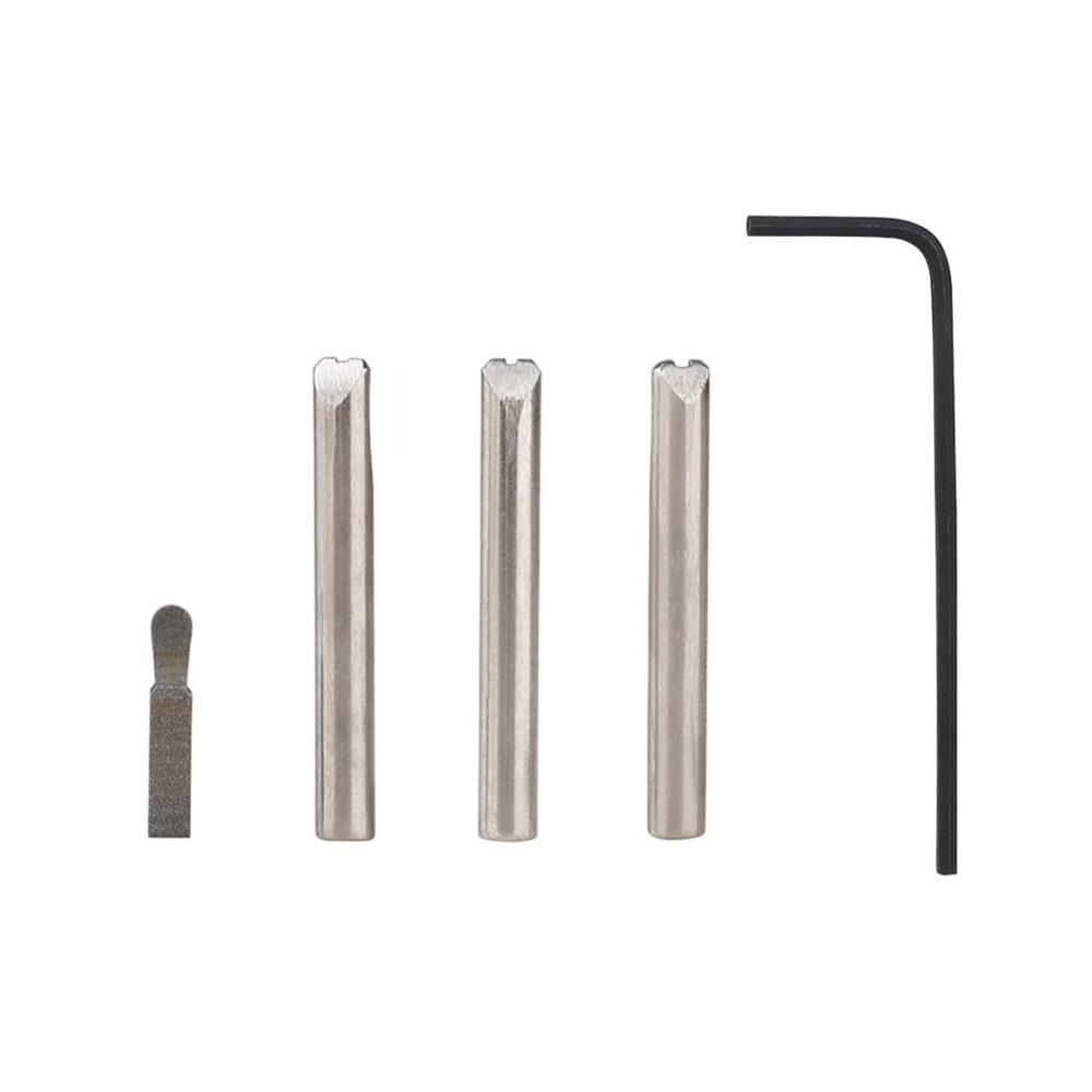 Interchangeable Heads Stitching Groover Tool Leather Craft Groover  DIY Leather Craft