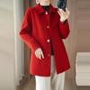 Petite Wool Coat - 2025 Korean Style, Age-Reducing, Mid-Length for Autumn/Winter Women's Fashion