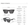 Brand Designer Cat Eye Sunglasses Women Fashion Blue Glasses Vintage Sun Glasses For Female Eyewear Shades Uv400  