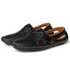 Summer New Men's Casual Hollow Breathable Doudou Shoes Comfortable, Light and Non-slip Hand-sewn Bag Head Sandals