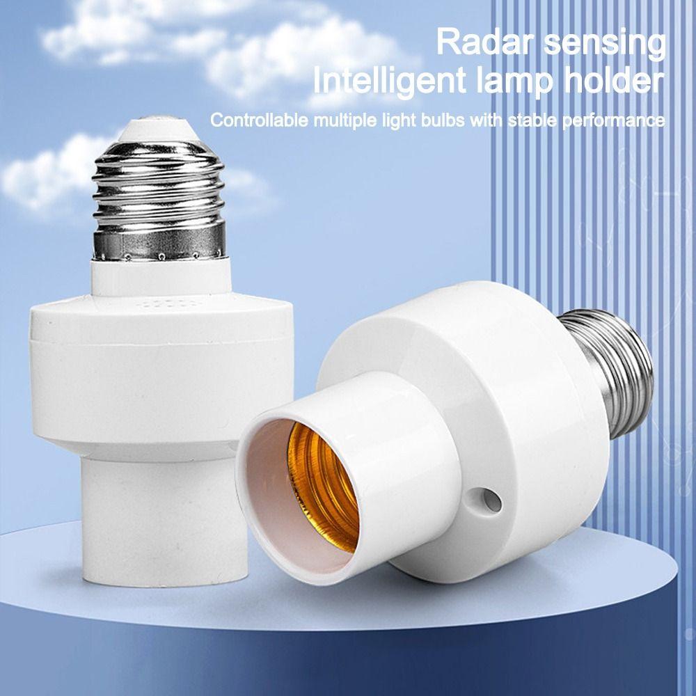 Automatic On Off Sensor Lamp Holder Screw in Lamp Socket Adapter  Lighting Accessories