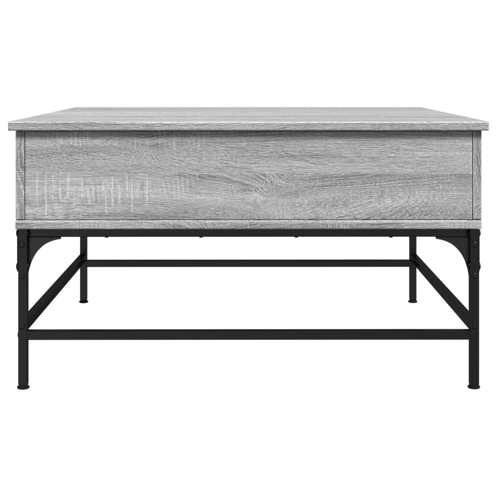  Coffee Table, Grey Sonoma Oak, 80x80x45 Cm