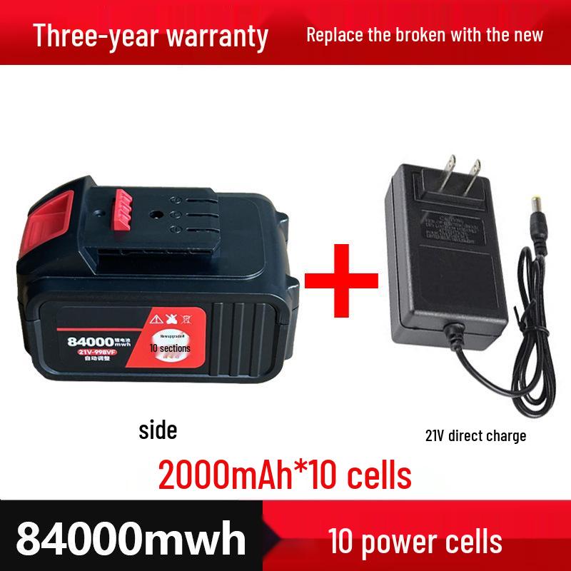 21V Rechargeable Handheld Drill with Large Capacity Lithium Battery