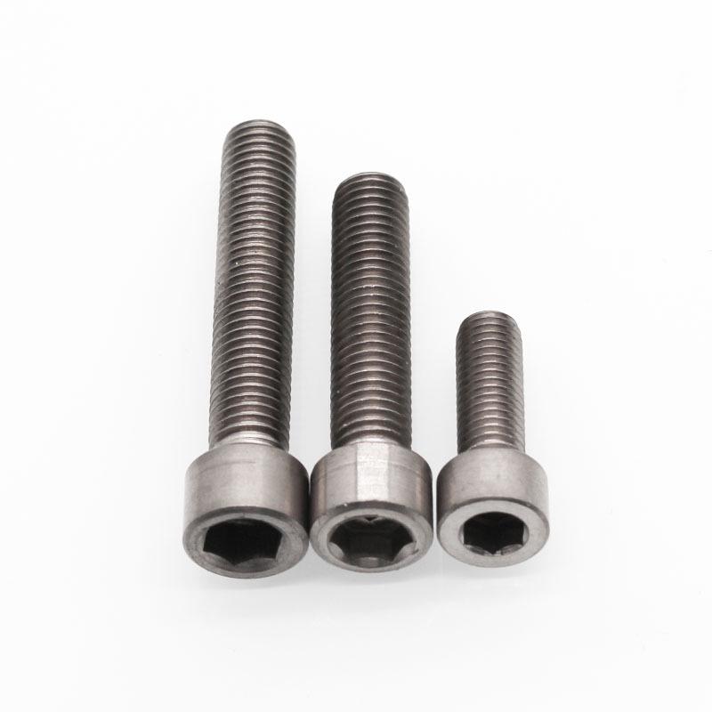 TA2 Pure Titanium Hex Socket Head Cap Screws, M4-M12, 10-100mm