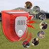 Waterproof Solar Alarm Solar-powered Portable Solar Lamps Multifunctional Animal Deterrent Security Alarm Siren Garage Security