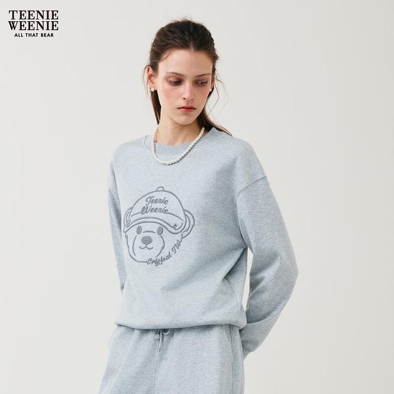 Teenie Weenie Cartoon Bear Crewneck Sweatshirt