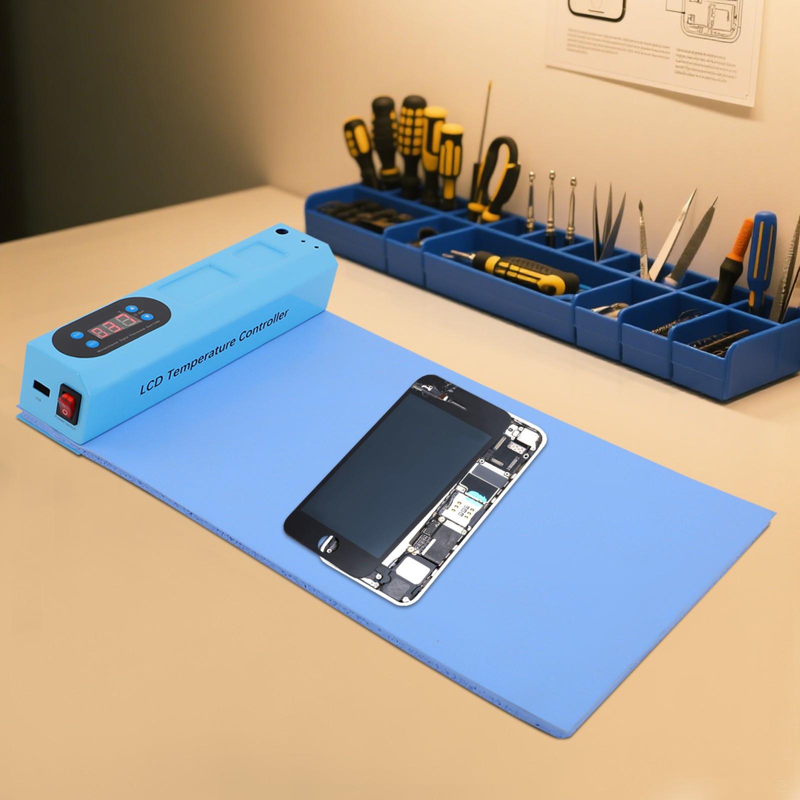Mobile Phone iPad Tablet LCD Screen Separator Machine Heating Pad USB Rubber Hot Plate Repair Tool 350W United States