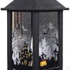 Battery Operated Flameless LED Cale Halloween Lantern Decoration