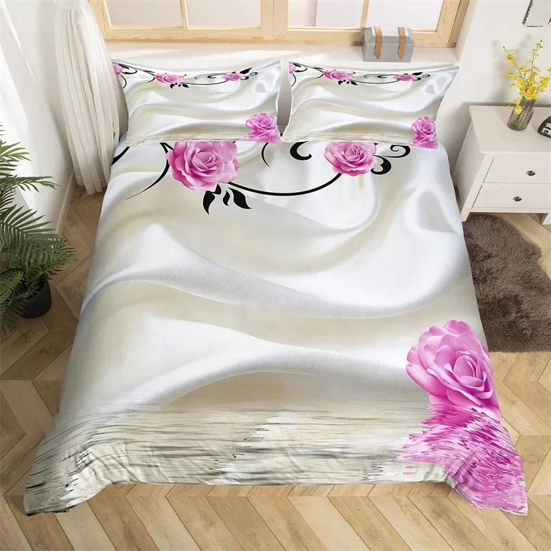 

Meditation Duvet Cover Nature Green Bamboo Lotus Flower Bedding Set Circle Geometric Bedspread Cover Zen Spiritual Quilt Cover EU Single(135*200cm)3pcs