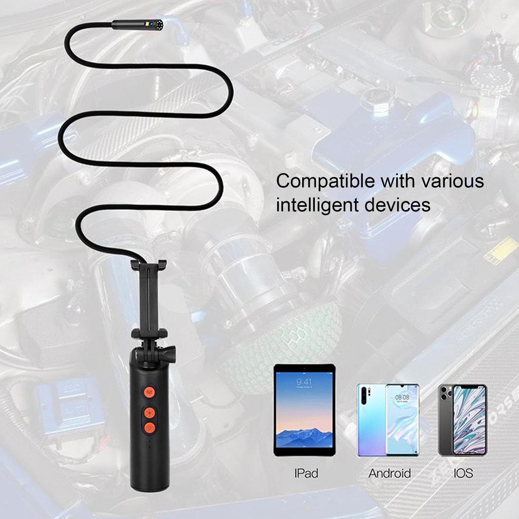 F280 1080P Endoskop 2MP 8mm WIFI Doppelobjektiv Boroskop Kanalisationskamera Inspektion IP68 Wasserdicht(2m Celsius 6.6ft )