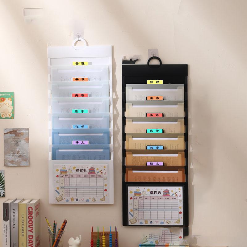 Regenbogen-Akkordeon-Tasche: Handheld oder zum Aufhängen, Büro-Dokumentenorganizer