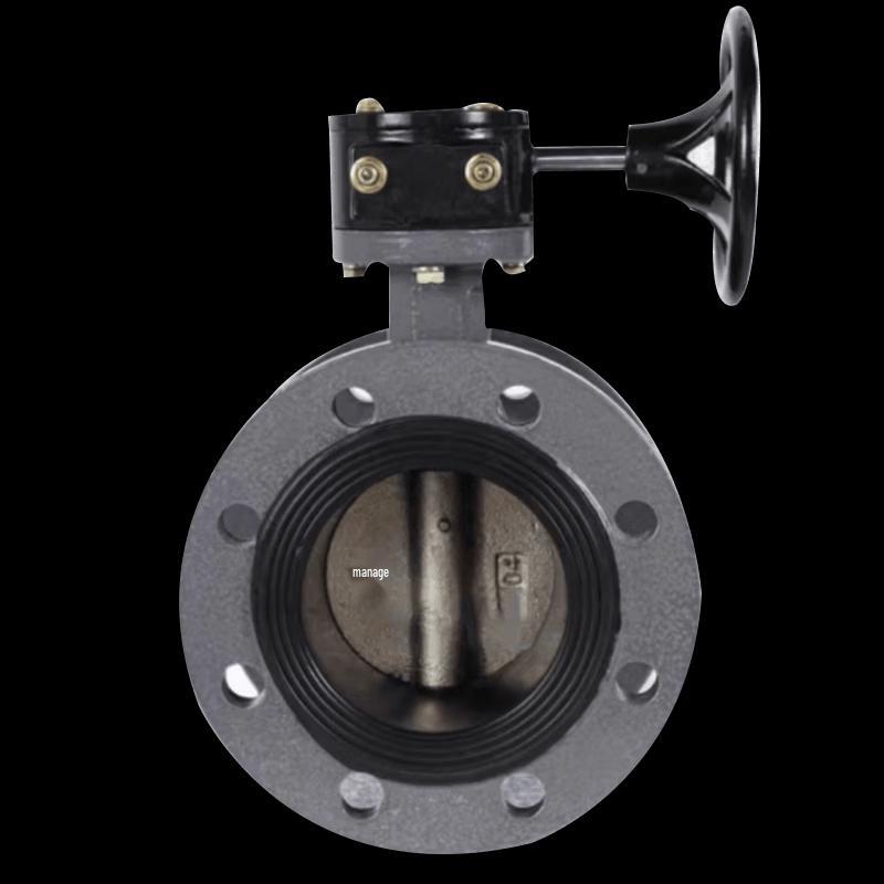 Steel Nian Zhenpin Manual Cast Steel Butterfly Valve