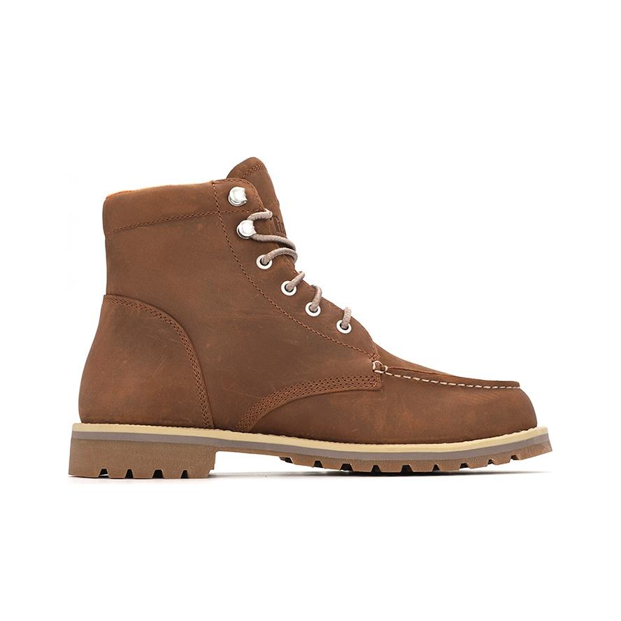 Timberland Redwood Falls Moc Toe BT Casual Outdoor Mid Calf Martin Boots Uomo stivali Rust A2EDRF13