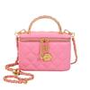 Summer Portable Box Bag 2025 New Diamond Chain Bag Women's Fashion Versatile Messenger Bag