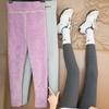 Customized Cloud Velvet Leggings for Women's Outer Wear, Velvet Thickened High-waisted Cotton Pants, Extra Thick Large-size Thermal Pants.