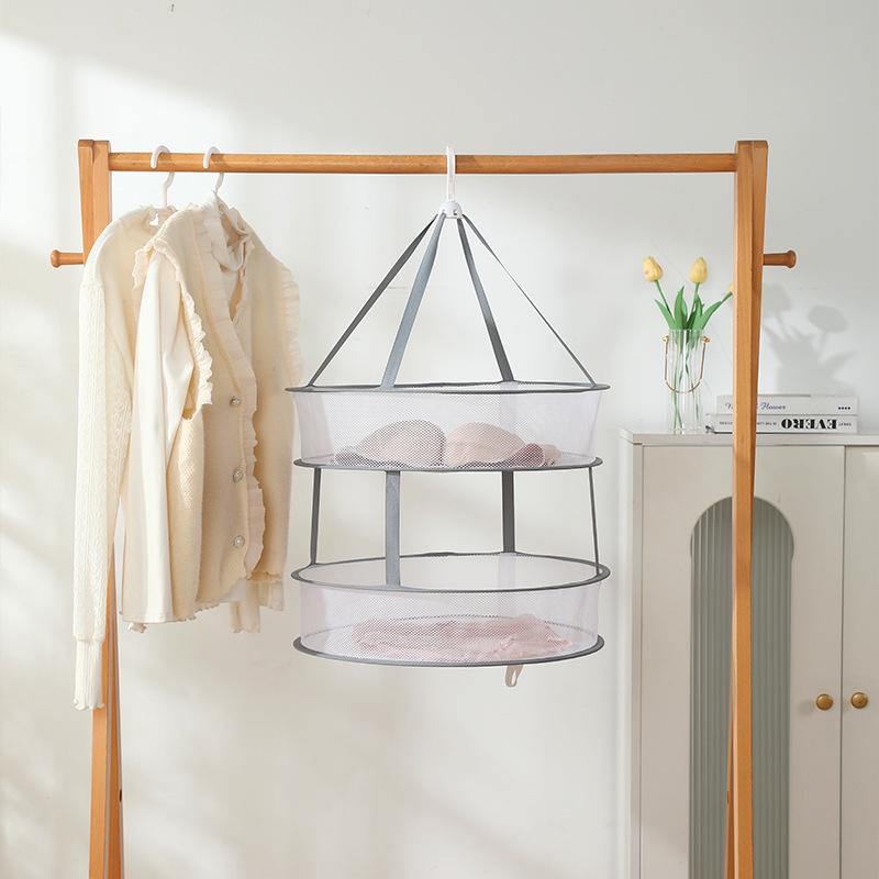 Foldable Mesh Drying Basket - Anti-Deformation for Sweaters, Wool, and Socks