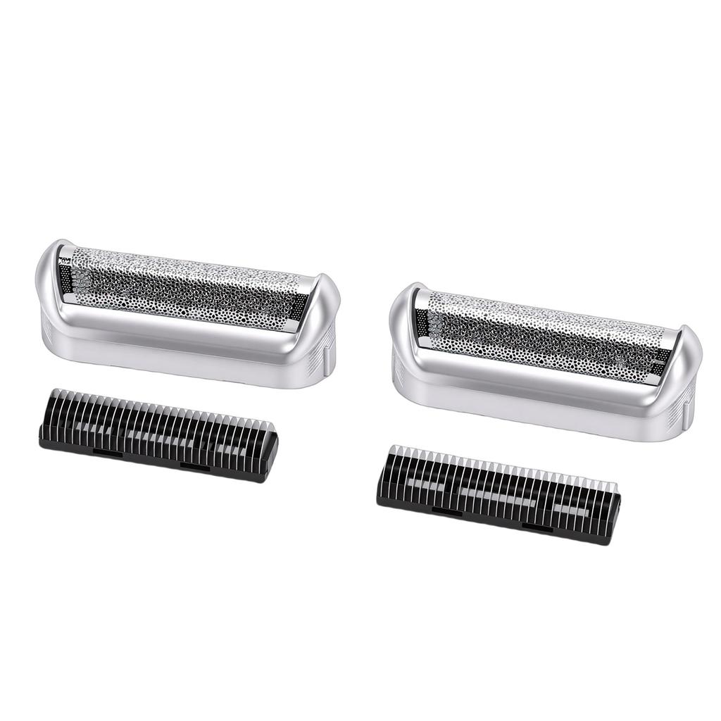 Foil Cutter Head Replacement for 5S M90 P50 555 370 Series Electric Shaving Tool Ultra Thin Foil and Cutter Parts 2pcs