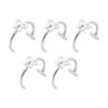Without Piercing Lip Rings Sturdy Stainless Steel Imitation Lip Jewelry Secure Clip Designs for Sensitive Skin