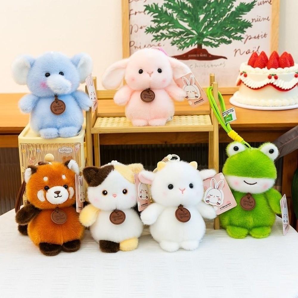 15cm Plushie Keychain Dolls Soft Plush Pendants Cute Stuffed Animal Pendants Kids