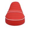 Mini Bike Seat Red Water Resistant Faux Leather with Fixed Bracket for Z50 Z50J Z50R Z50M Z50Z