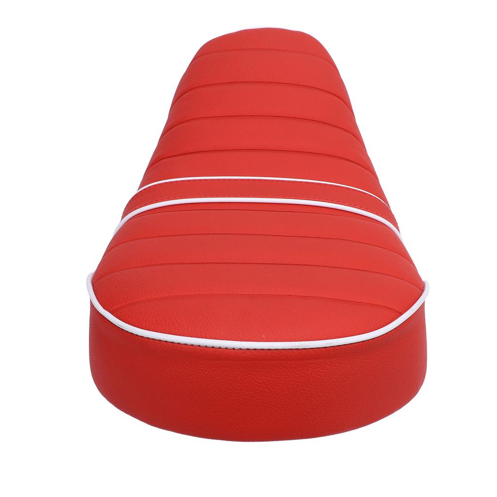 Mini Bike Seat Red Water Resistant Faux Leather with Fixed Bracket for Z50 Z50J Z50R Z50M Z50Z