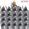 New 8pcs/lot MOC Uruk-hai Orc Army Group Orcus Figures Model Building Blocks LOTR Bricks Medieval Toys for Children gifts