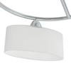 Plafonnier - vidaXL - 5 globes ellipsoïdes - E14 - 200 W - Design moderne
