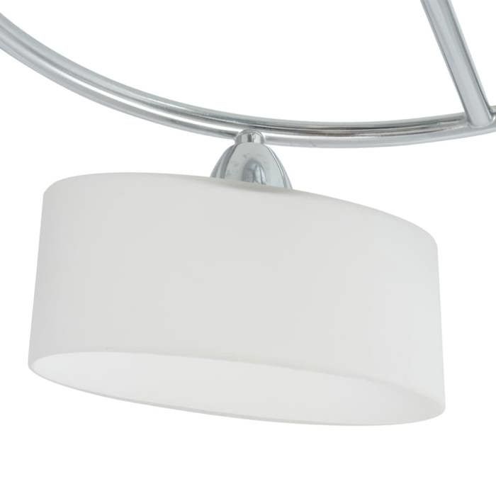 Plafonnier - vidaXL - 5 globes ellipsoïdes - E14 - 200 W - Design moderne