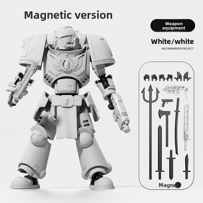 Tung Mechanical Armor Tung Tung Sahur Kids Action Figures With Joints Magnetic
