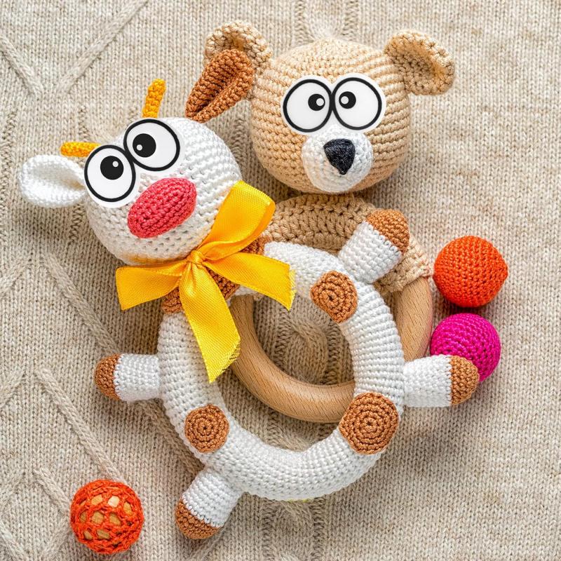 New 10PCS Cartoon Plastic Toy Eye Safety Toy Eyes & Soft Washer for DIY Plush Doll Findings Amigurumi Crochet and Diy Clay Decor