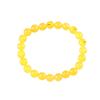 Trendy Natural Stone Bracelet for Girls - Smooth 6-10mm Round Beads