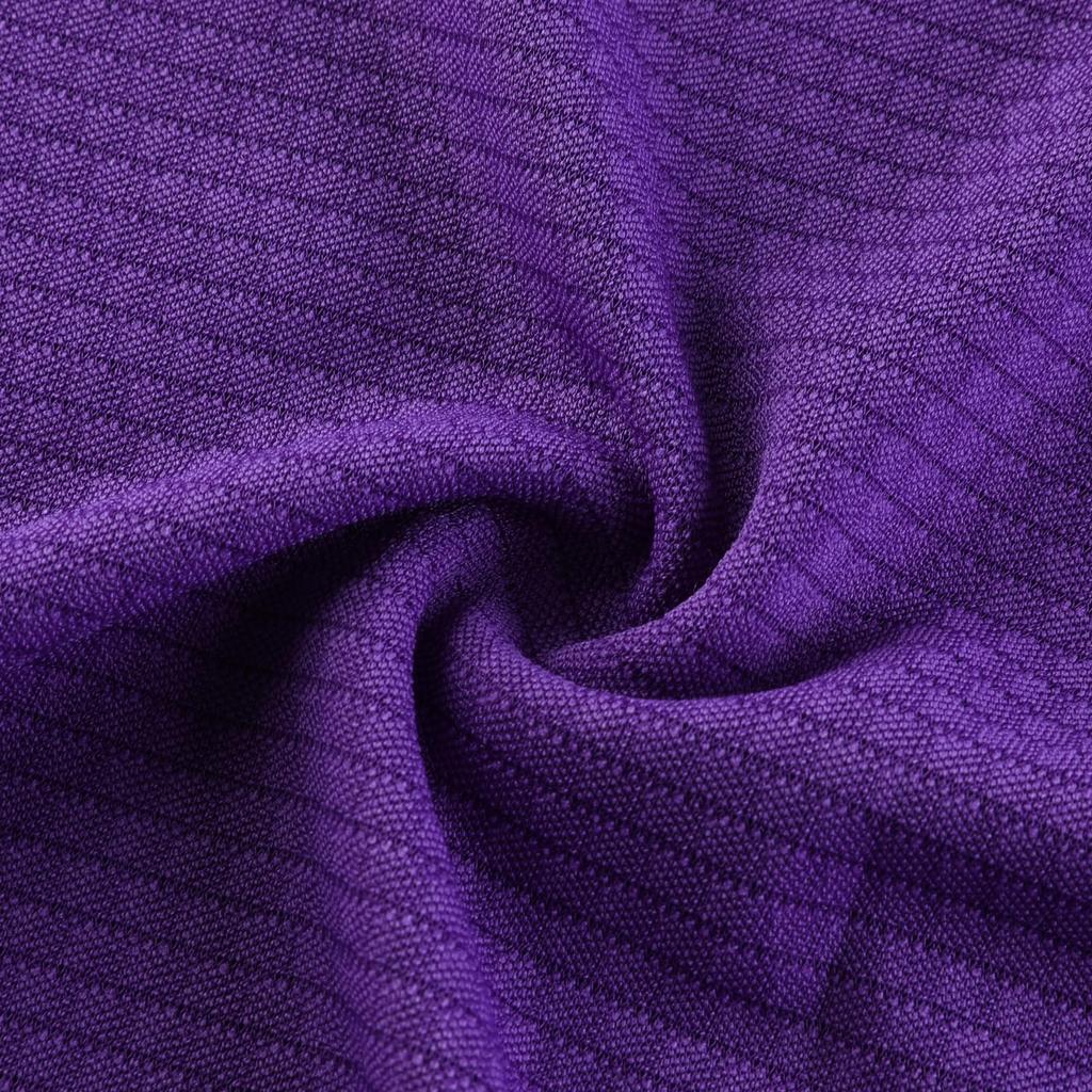 Kelme Juniorské fotbalové tréninkové oblečení, Rychleschnoucí, Prodyšné, Set s krátkým rukávem a šortkami (Fialová, 130 cm)