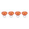 4PCS Hummingbird Ring Feeder Hand Held Get Up Close Bright Coloured Multifunction Compact for
