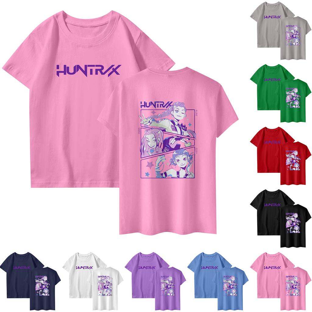 Fashionable Round Neck Short Sleeve Work Clothes Printed Tops For Womens Summer Tops