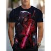 Summer Comfortable Fashionable Men's T-shirt Colorful Retro Portrait Printing Soft Breathable Round Neck Short Sleeved T-shirt