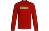 Sweatshirts Men's Red Crew Neck Moderate Regular GH4415