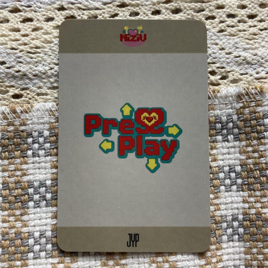 [USED] NiziU Korea 2nd Week PressPlay Exclusive Sanok Ayaka Trading Card