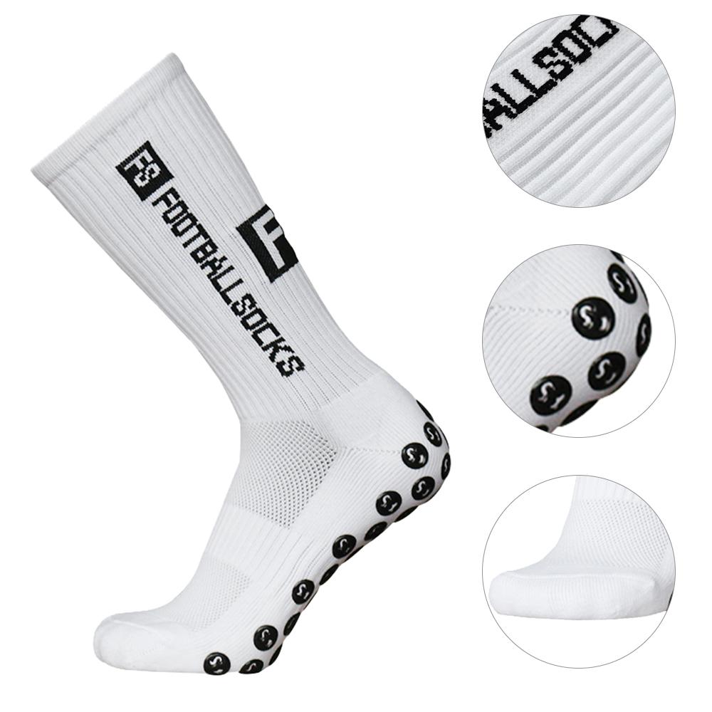 Calcetines para correr para deportes al aire libre, calcetines elásticos, calcetines atléticos de fútbol, ​​calcetines antideslizantes con empuñaduras