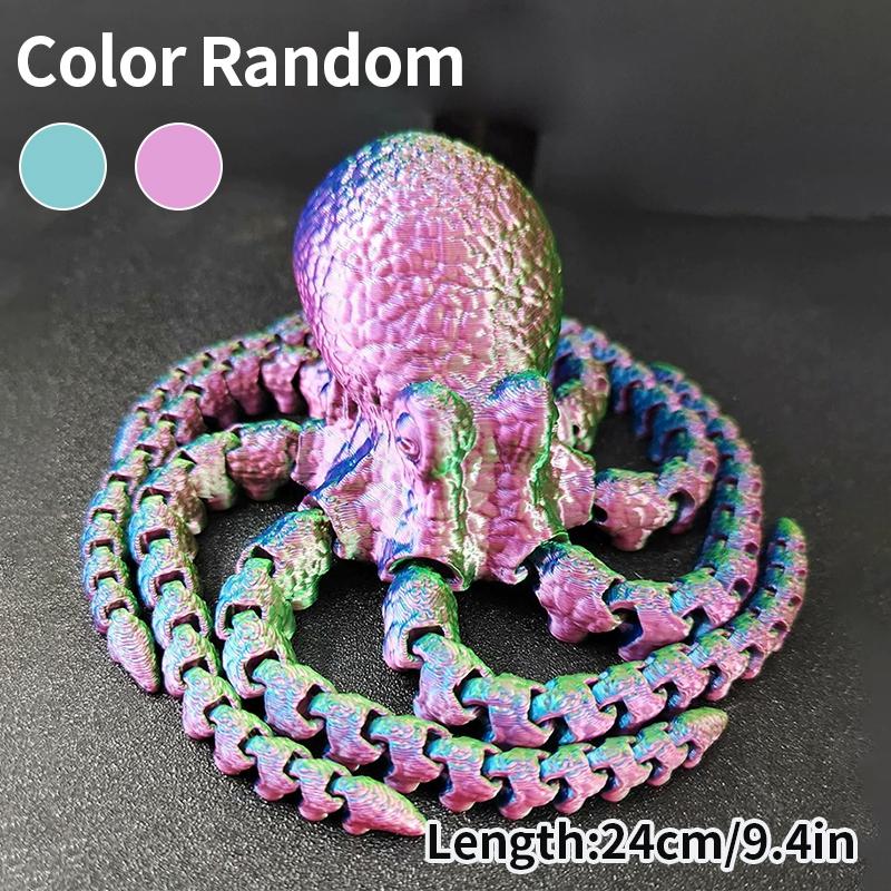 3D Printed Dragon Desk Accessorie Office Accessorie 3D Printed Snake Octopus Ornament Birthday Holiday Gifts Room Decor