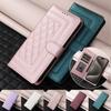Flip Leather Phone Case for Samsung Galaxy S24 S25 Ultra S23 FE S22 S21 S20 S10 S9 Plus Note 20 10 Lanyard Wallet Card Cover