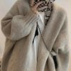Autumn Women's Korean-Style Lazy Soft High-End Vibe Knit Sweater Cardigan Outer Jacket