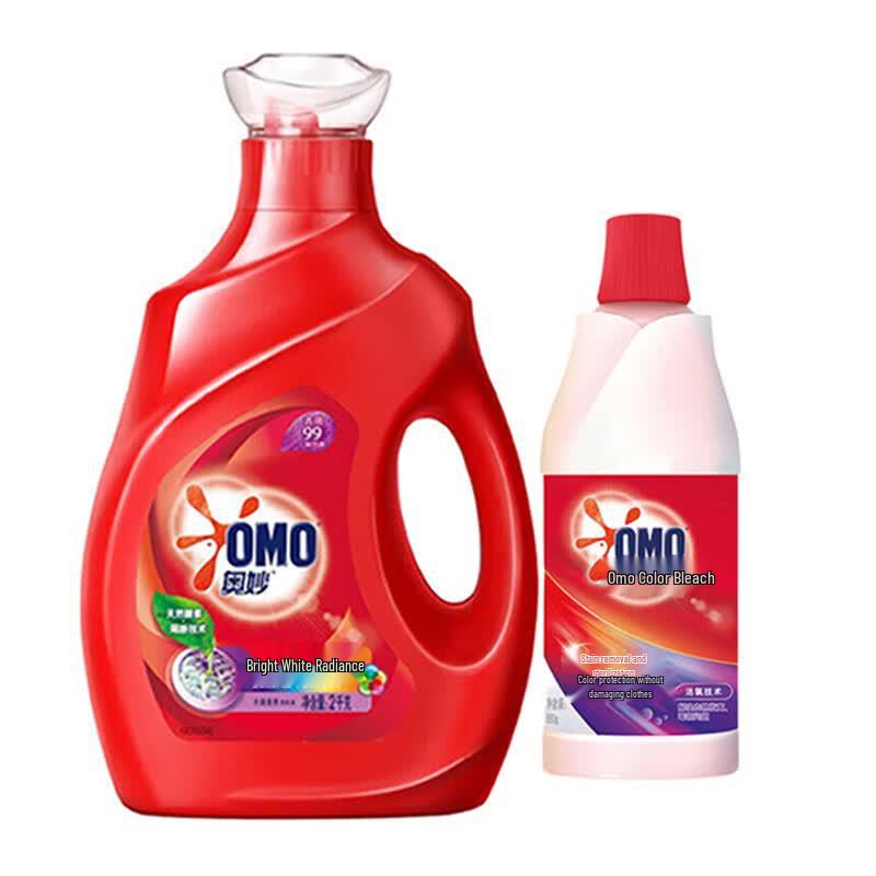 OMO Laundry Detergent & Color Bleach Combo