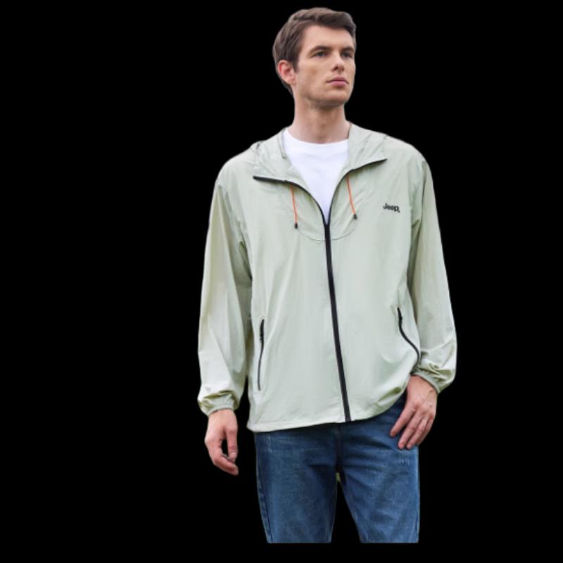 JEEP Unisex UPF50+ Summer Hooded Outdoor Shirt 3XL