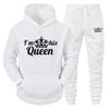 Men's And Women's Long Sleeves Sportswear Hoodie Printed Couple Plus Size Pullover Ladies  High Quality Two Piece + Sweatpants