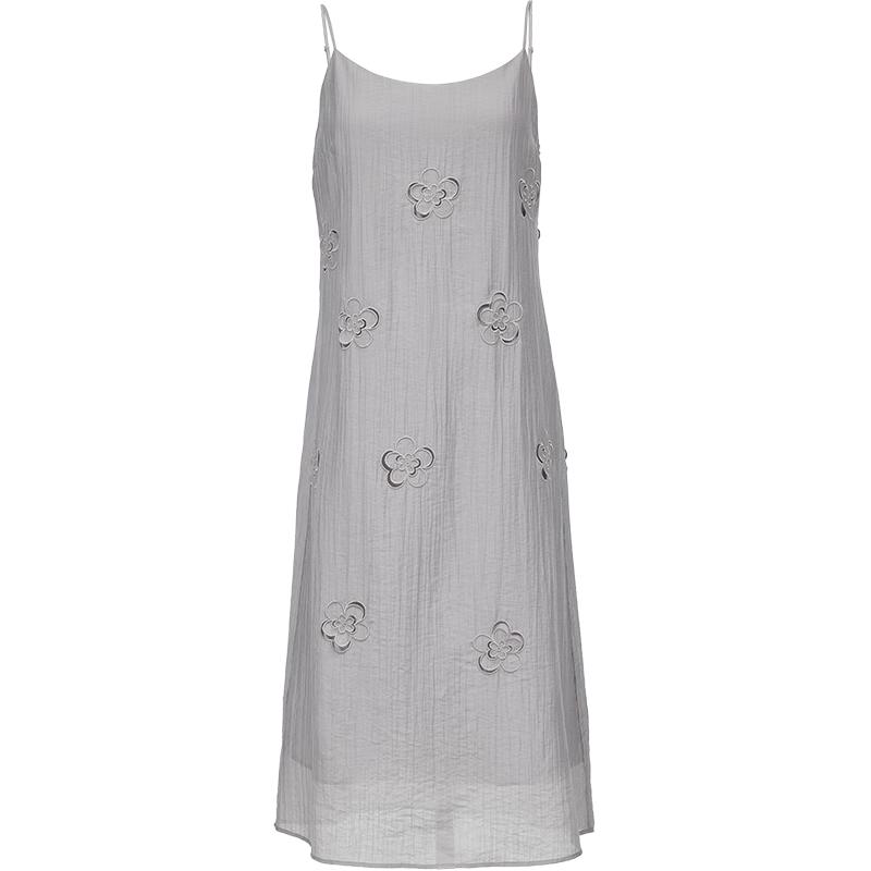 

VEROMODA 2025 Осеннее Макси-платье А-силуэта из смеси лиоцелла с вырезами L