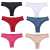 Transparent Mesh Briefs Women Low Waist Romantic T Panties Mesh Sheer Lace Thong  Ladies Girls Gift